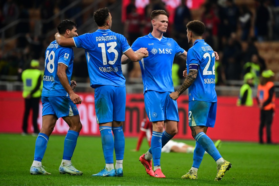 Napoli are now seven points clear at the top of the table