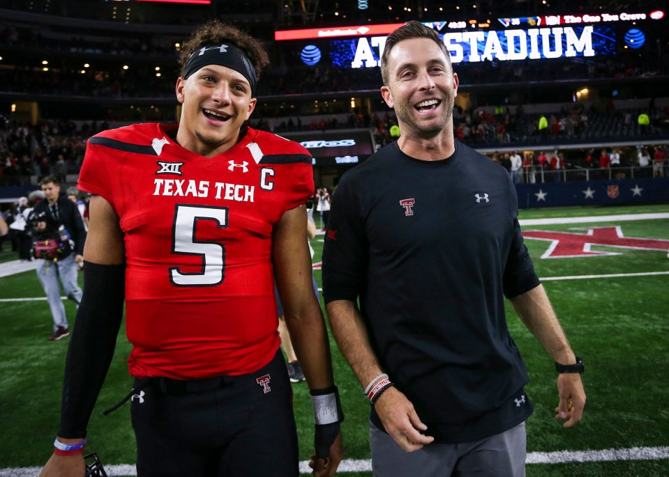 Patrick Mahomes got started with Kliff Kingsbury by his side