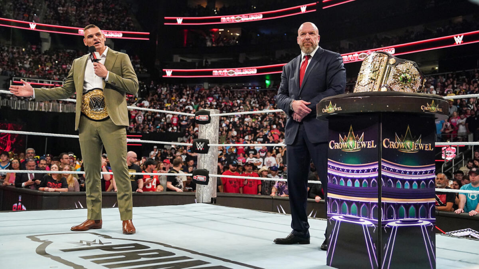 Gunther clashed with Goldberg as he spoke about Crown Jewel last month