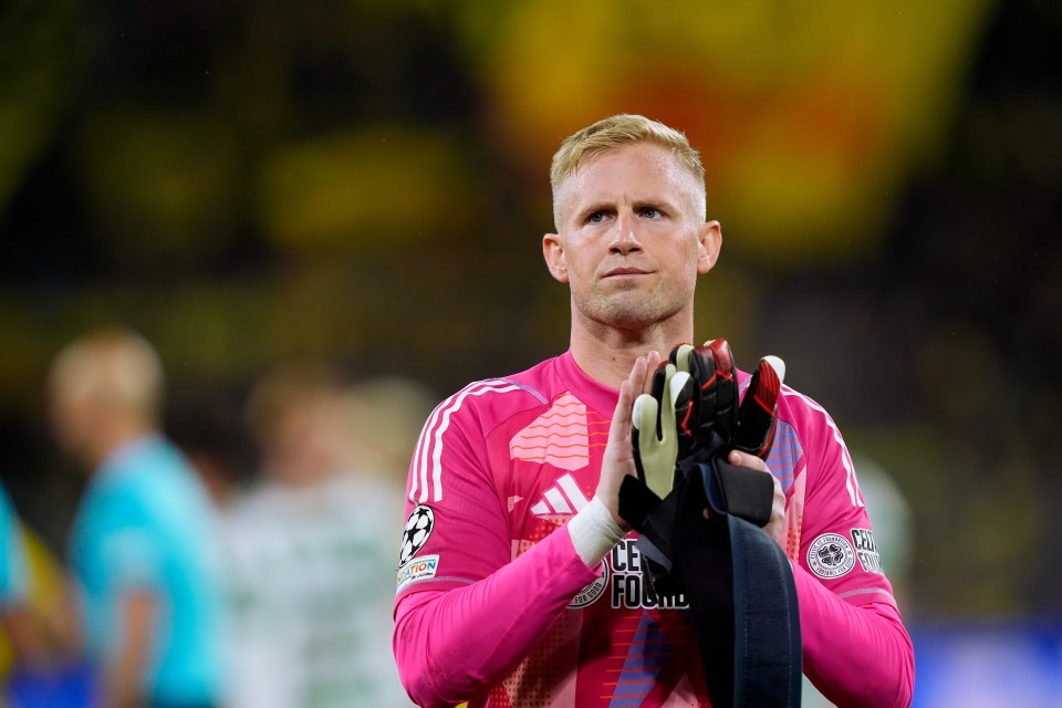 Schmeichel Jr let in seven goals in Dortmund