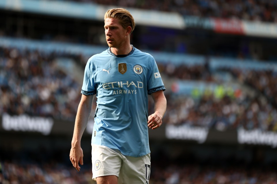 De Bruyne has won six Premier League titles during his time with City