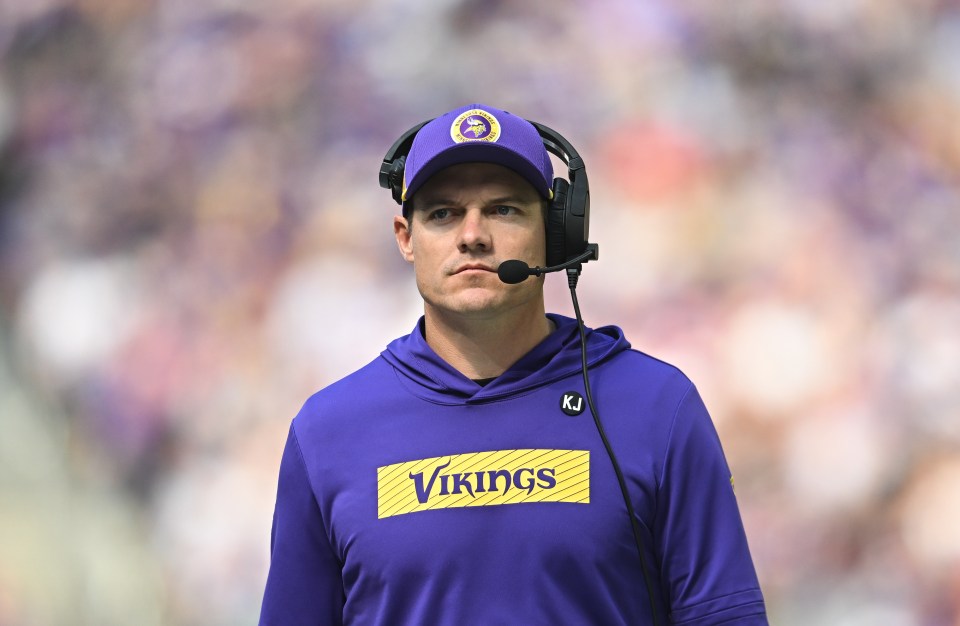 Vikings HC O'Connell will be hoping to flip the script on the ground in 2025