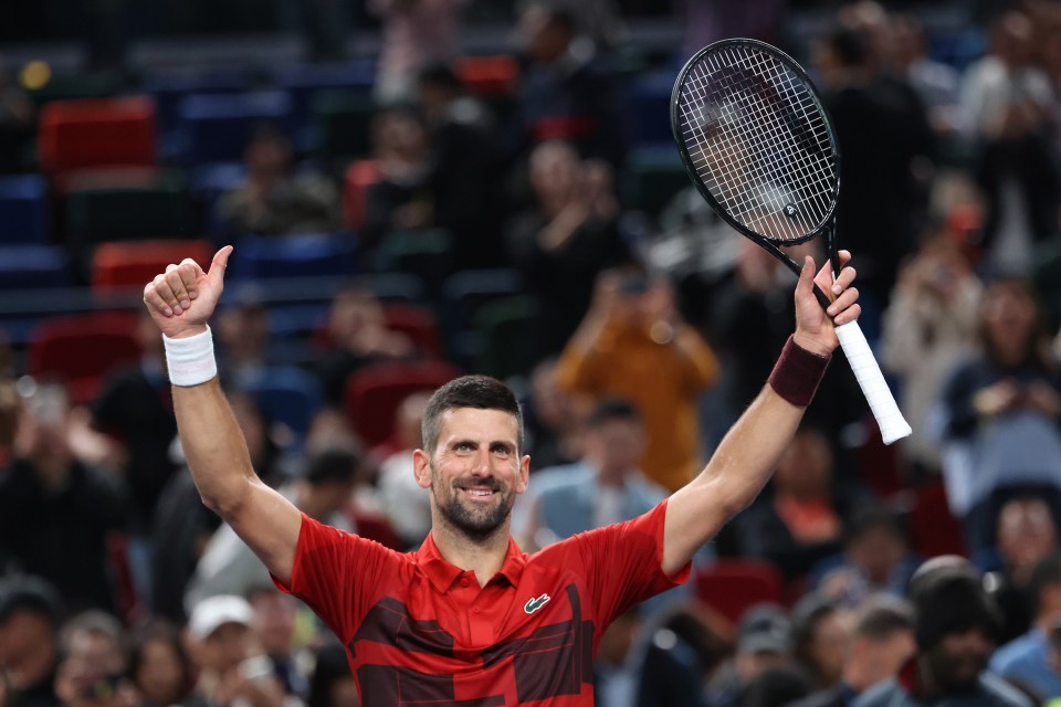 Djokovic is now through to the round of 16 at the Shanghai Masters