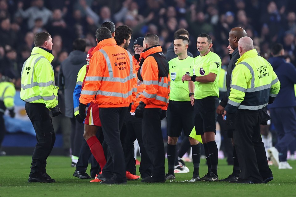 Slot was also sent off in a rare moment where he lost his cool