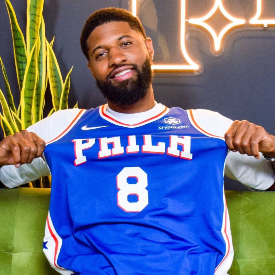 George revealed what number he will be wearing in Philly over the summer on his podcast
