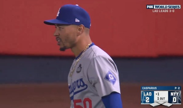 Betts was steaming after losing the ball