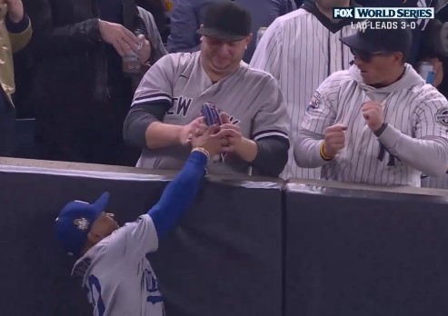 Betts caught the ball then still had to play defense