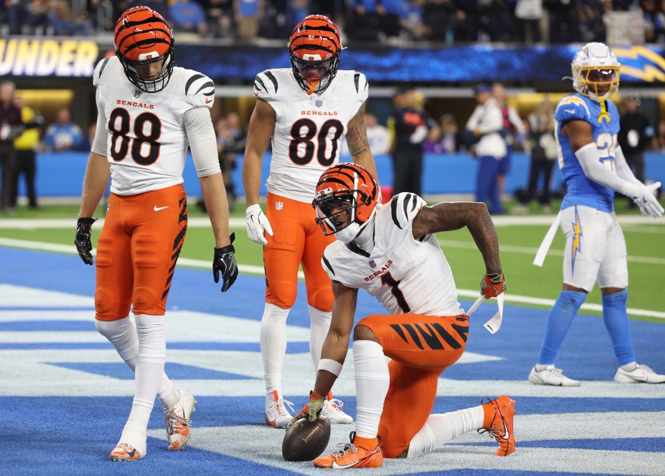Chase scored two TDs in the latest Bengals defeat