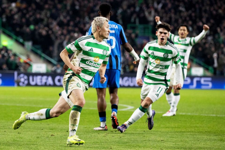 Daizen Maeda's equaliser salvaged a point for Celtic against Club Brugge on Wednesday