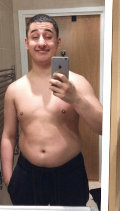 Gib once weighed 231lbs