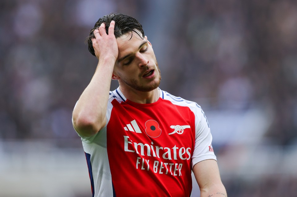 Rice is back in the Arsenal team