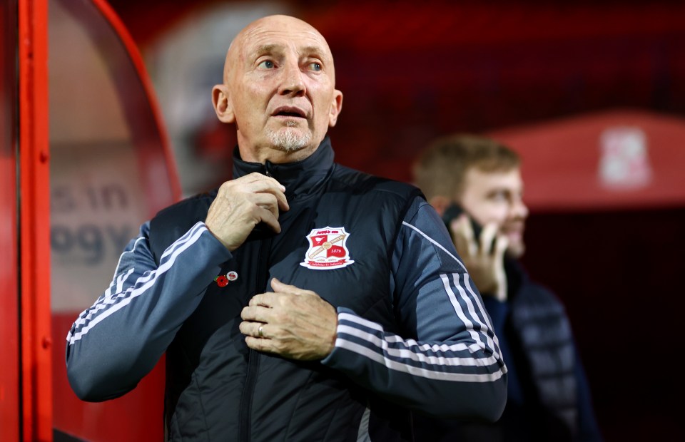 Holloway has a tough task on his hands to keep Swindon up in League Two