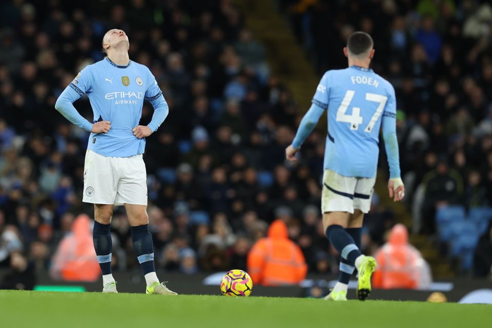 City's frustrations were laid bare during Saturday's clash -- their fifth straight defeat