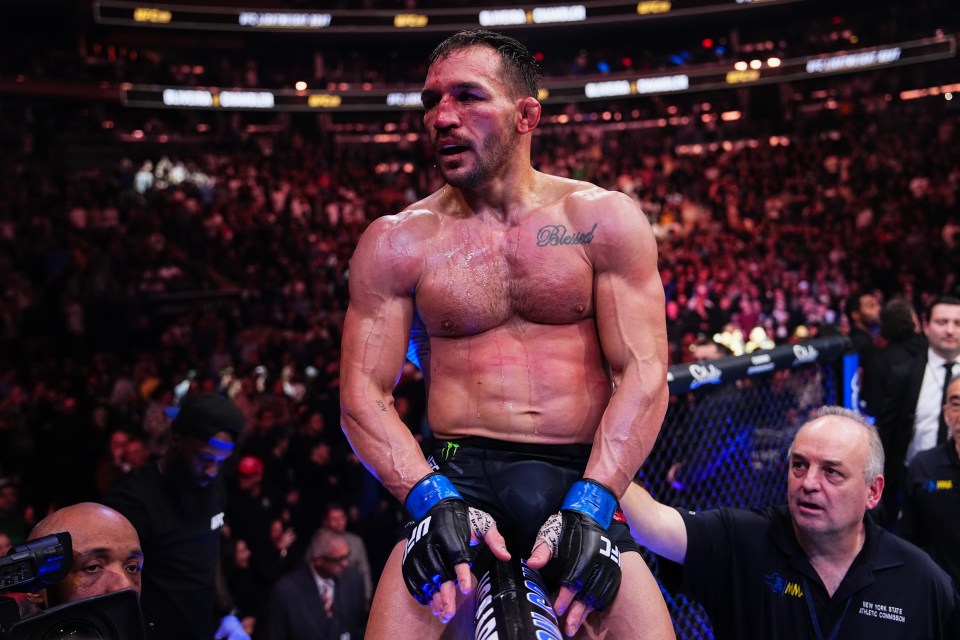 Michael Chandler after a UFC fight.