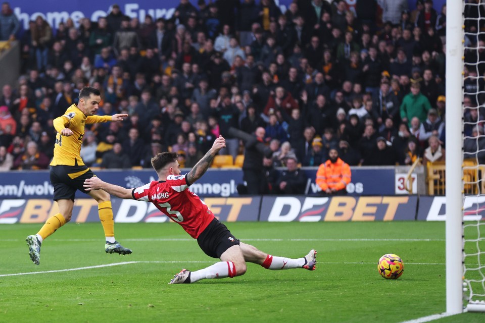 Sarabia broke the deadlock at Molineux in the second minute against Southampton