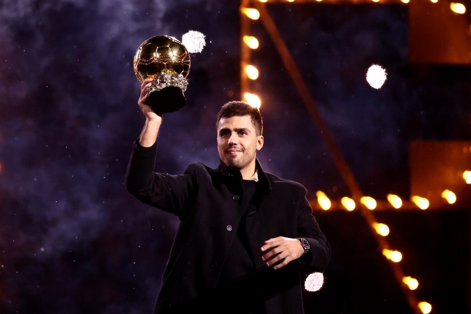 Man City's Rodri took home the 2024 Ballon d'Or