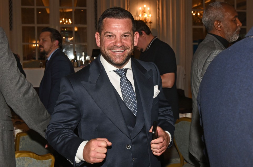 Spencer Oliver at the Boxing Writers Club Awards Dinner.
