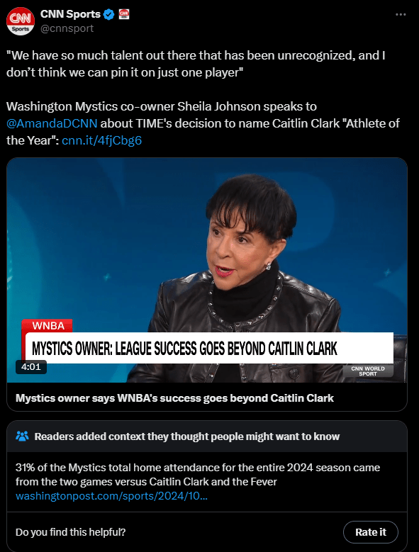 X users found stats that defended Clark
