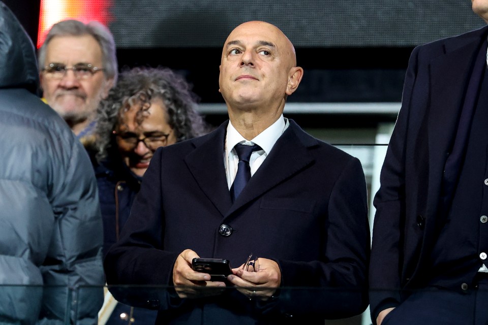 BOURNEMOUTH, ENGLAND - DECEMBER 05: Chairman of Tottenham Hotspur Daniel Levy during the Premier League match between AFC Bournemouth and Tottenham Hotspur FC at Vitality Stadium on December 05, 2024 in Bournemouth, England. (Photo by Robin Jones - AFC Bournemouth/AFC Bournemouth via Getty Images)