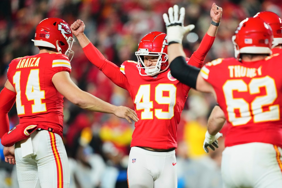Wright kicked the game-winning field goal for the Chiefs last week