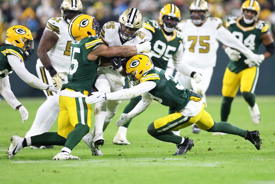 The Packers bullied the Saints at Lambeau Field on Monday night