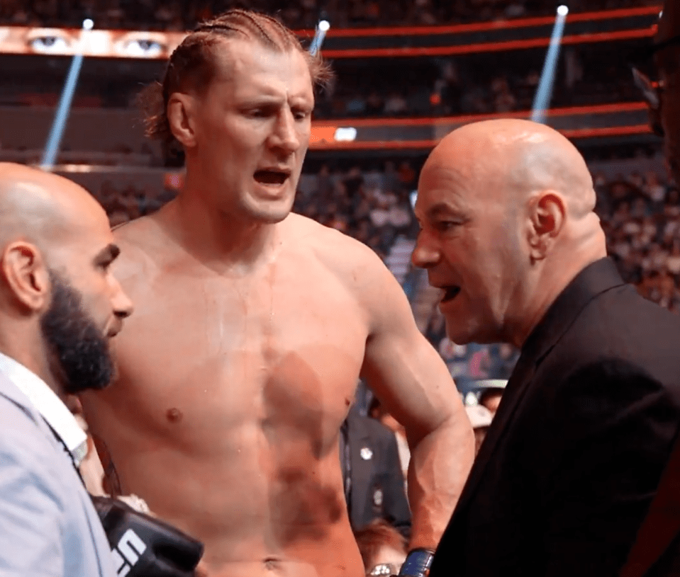 White was forced to apologise to Volkov after the bout