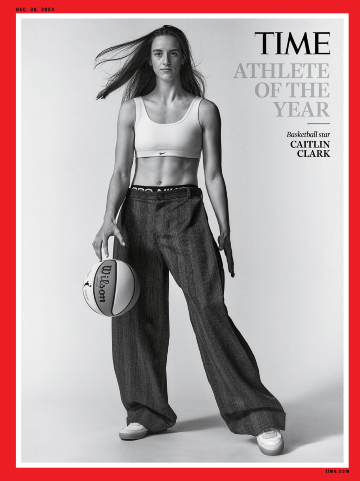 TIME announced Clark as their 2024 Athlete of the Year
