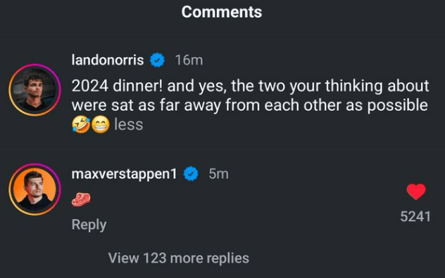 Norris saw the funny side of his two friends fighting