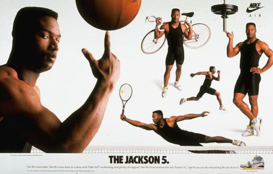 Jackson was talented across the board and Nike turned him into a media sensation