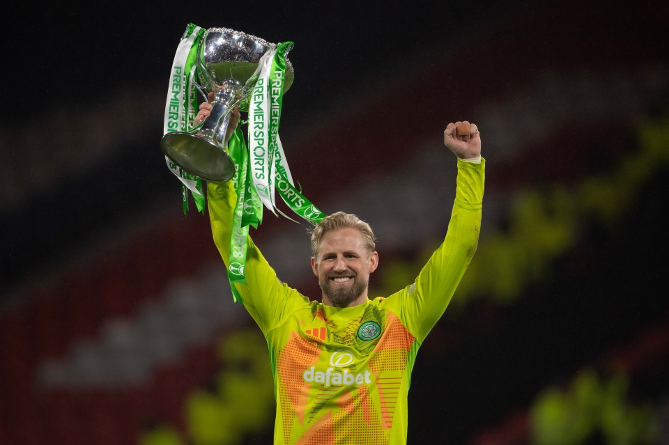 It was the first trophy won since he arrived in Glasgow during the summer