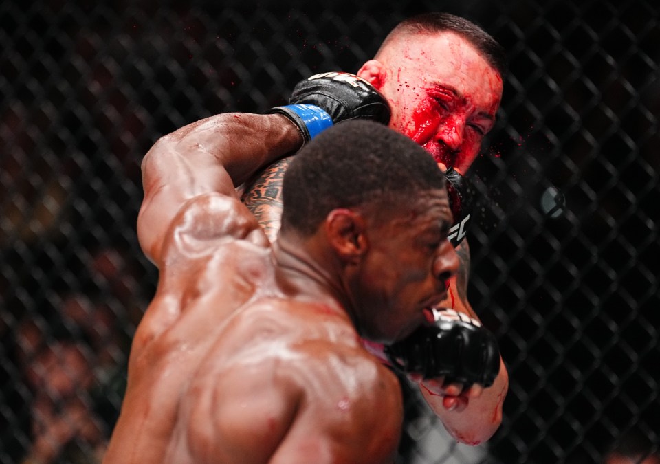 Colby Covington was beaten up badly by Joaquin Buckley in UFC Tampa's main event