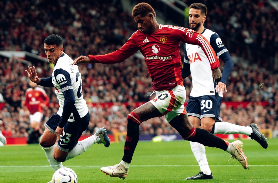 Rashford was dropped despite coming into a brief spell of good form under Amorim