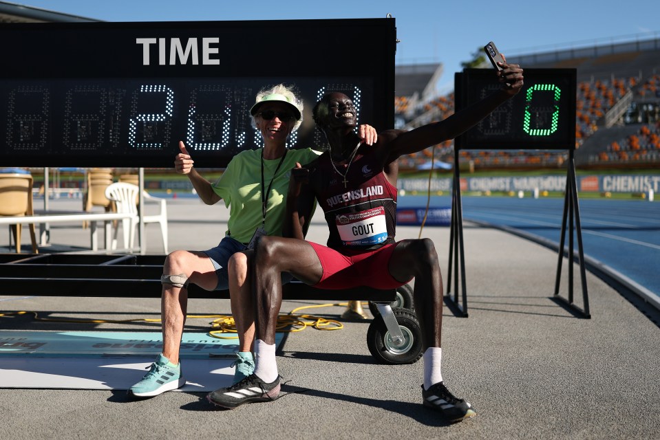 Gout's 20.02-second 200m time followed a personal best in the 100m a day earlier