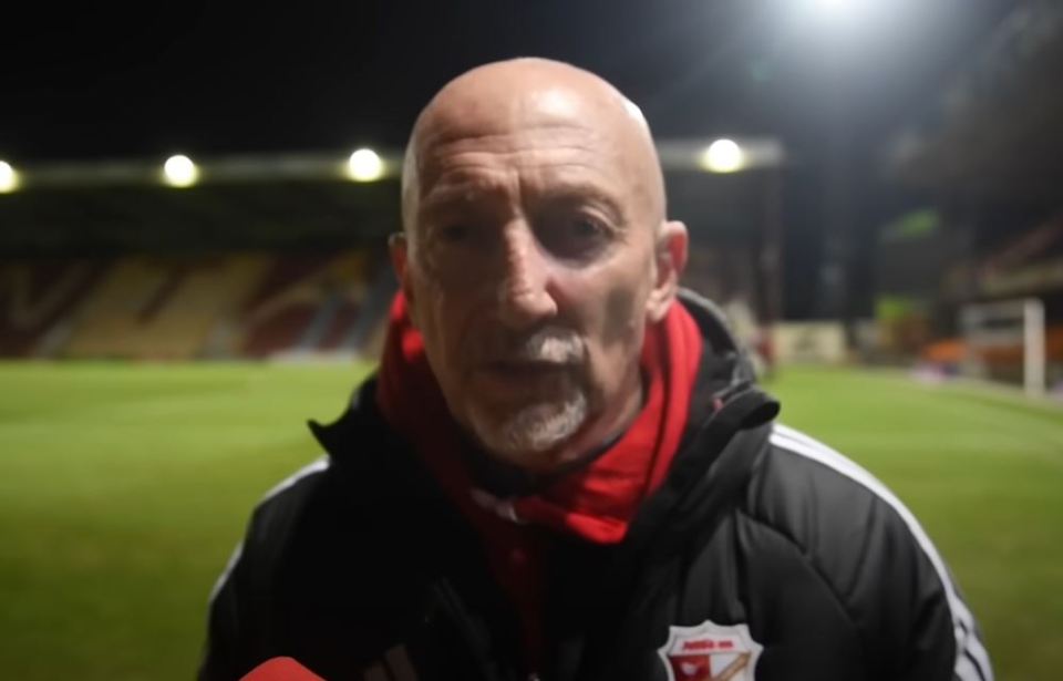 The Robins boss delivered a passionate rant in his post-match interview