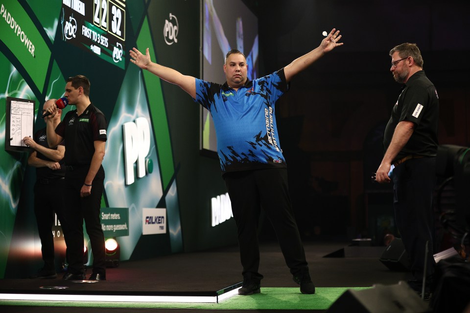 Wattimena celebrates after beating the No. 16 seed