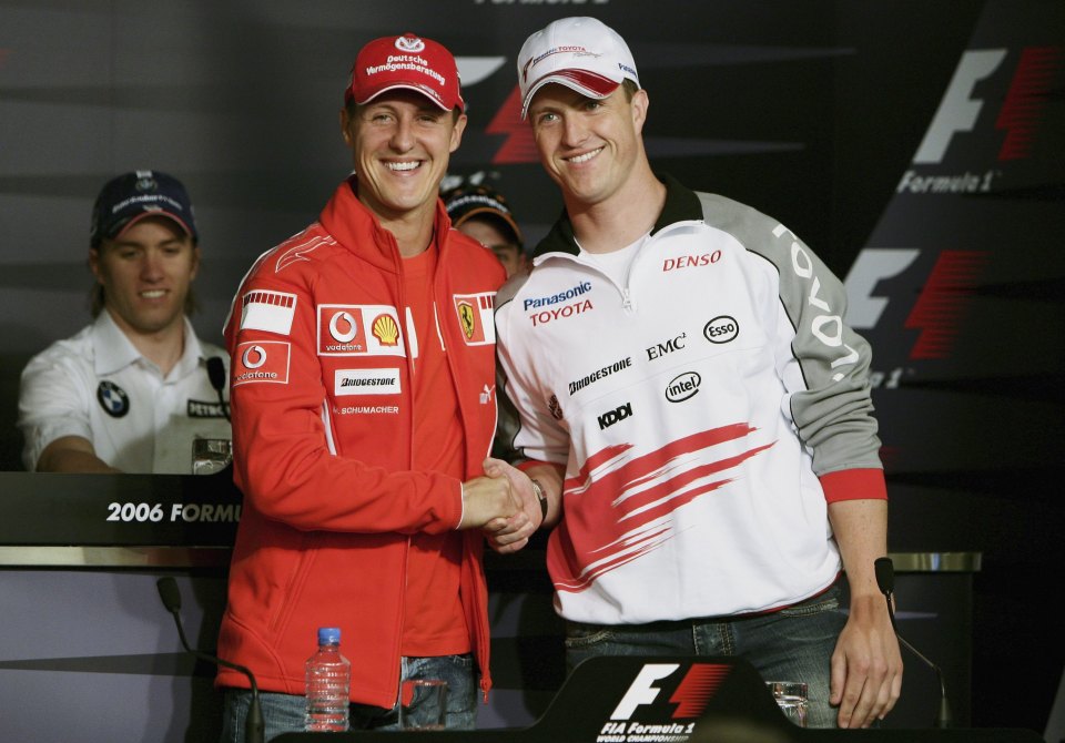 Michael Schumacher competed against brother Ralf during their time in F1
