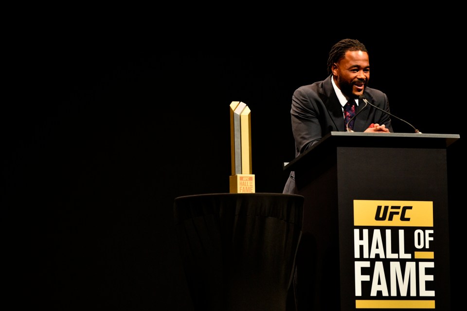 Evans was inducted into the UFC Hall of Fame in 2019