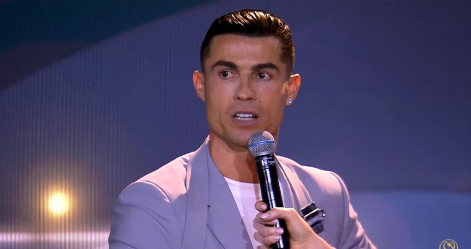 Ronaldo made his thoughts known on the awarding of this year's Ballon d'Or
