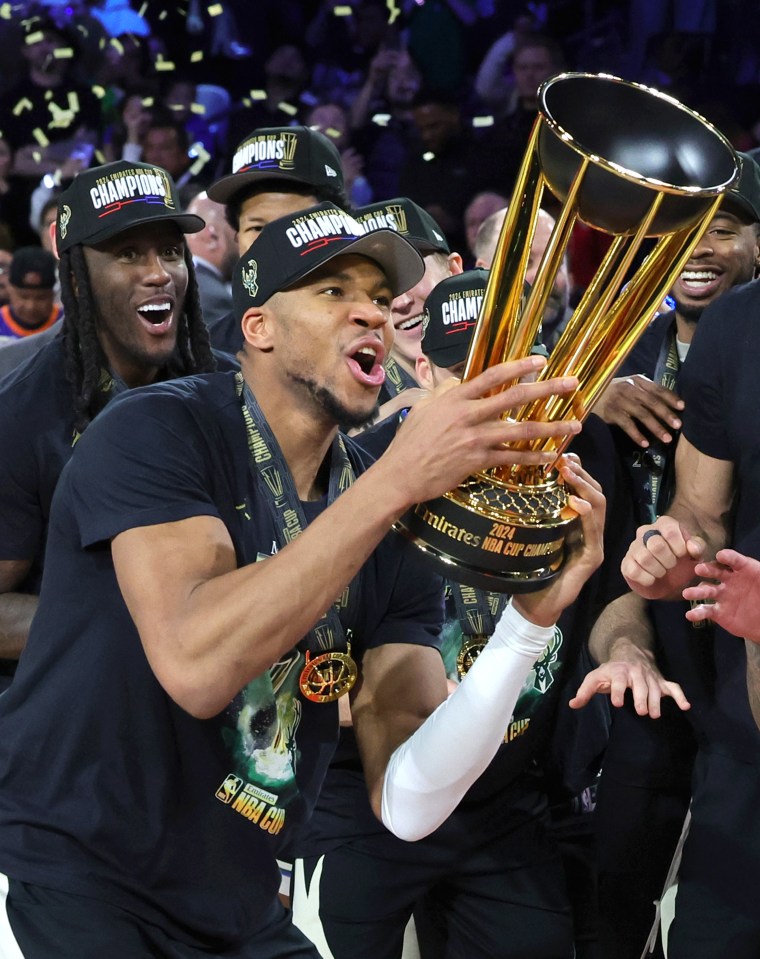 The Greek Freak wants more than just the NBA Cup