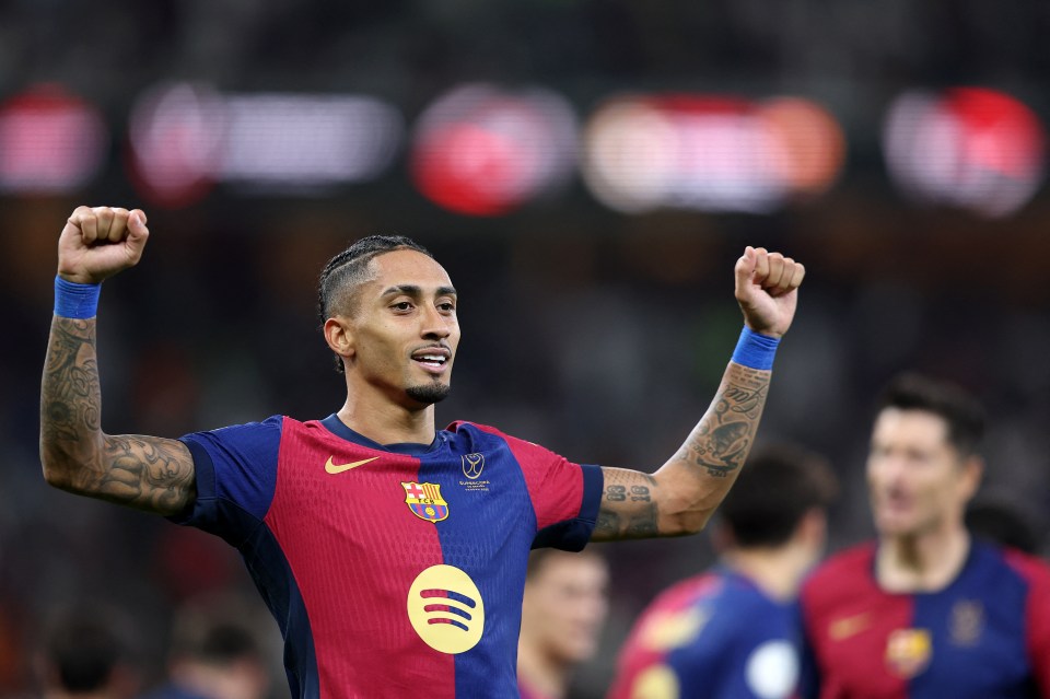Raphinha was at the centre of the action throughout and scored twice