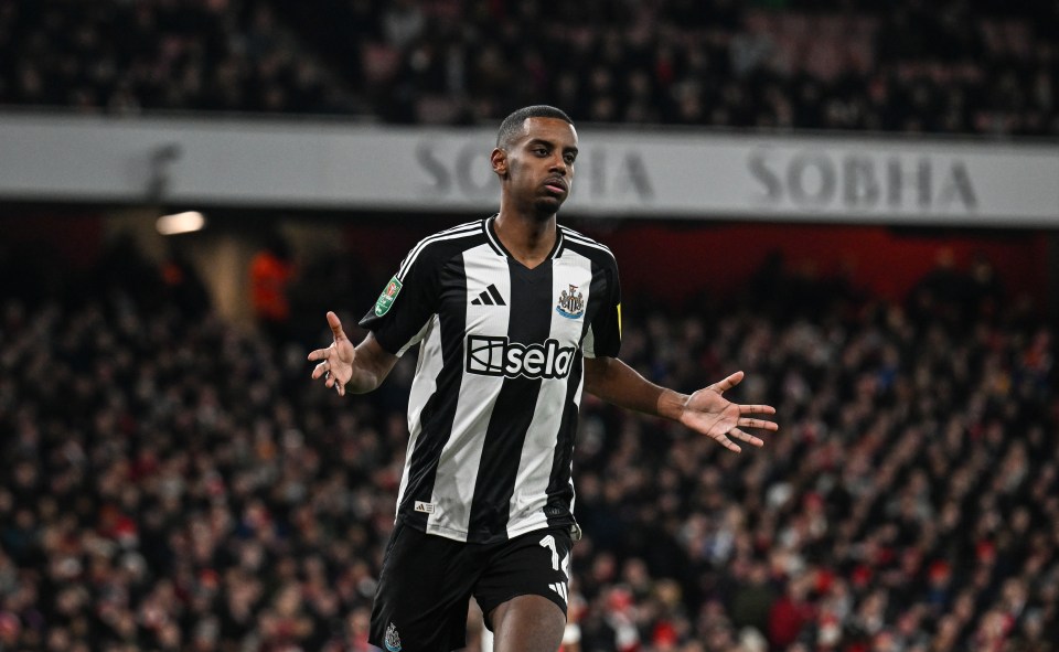 Alexander Isak is in the midst of his best form since arriving at Newcastle in 2022