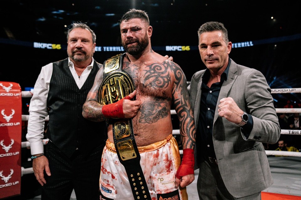 Mick Terrill is BKFC's heavyweight champion of the world