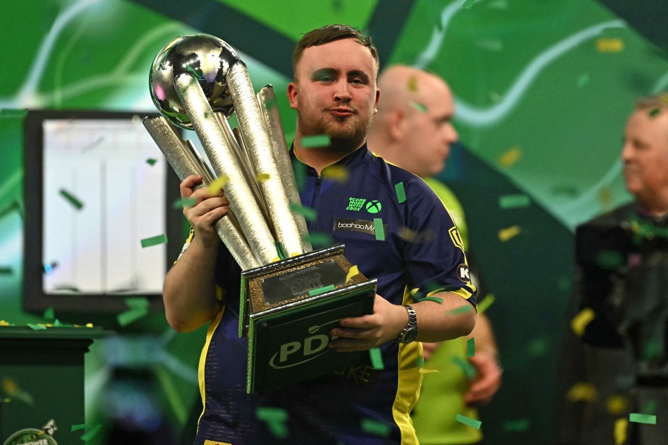 Littler beat Van Gerwen in the PDC World Darts Championship final in January