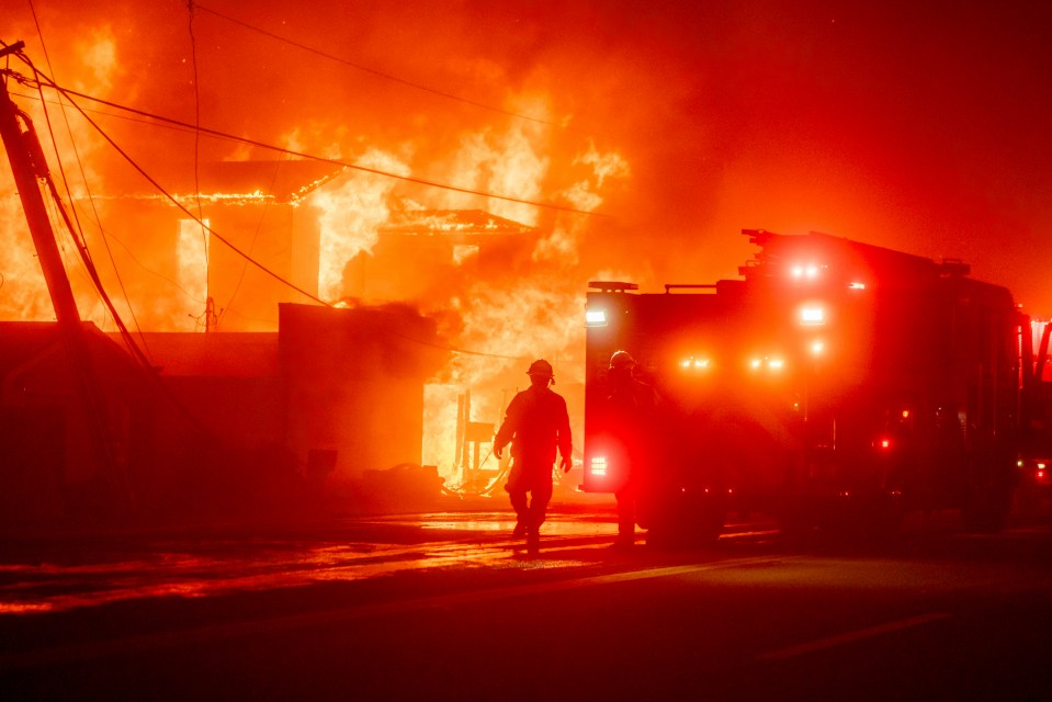 First responders are bravely tackling the blazes
