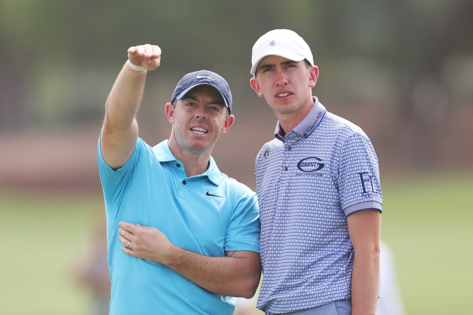McKibbin (right) has sacrificed a spot on the PGA Tour to join LIV Golf