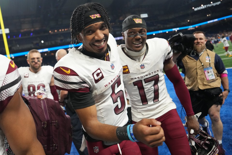 Durant watched as Daniels and the Commanders booked their place in the NFC title game