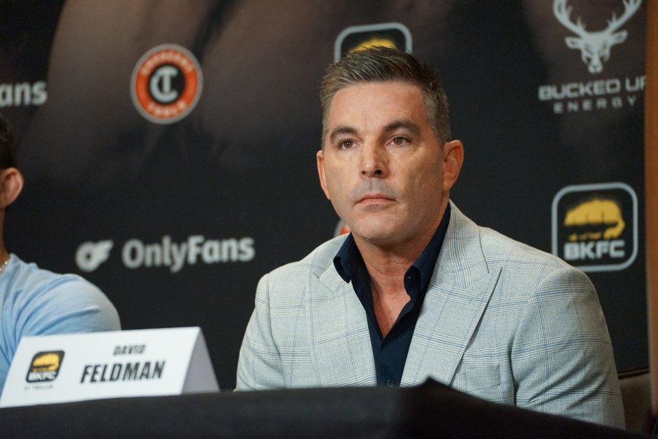 LAS VEGAS, NV - APRIL 4: David Feldman attends the BKFC 41 official pre-fight press conference on April 4, 2023, at the Palms Casino in Las Vegas, NV. (Photo by Amy Kaplan/Icon Sportswire via Getty Images)