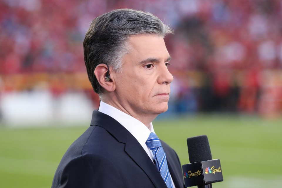 KANSAS CITY, MO - SEPTEMBER 07: Mike Florio before an NFL game between the Detroit Lions and Kansas City Chiefs on Sep 7, 2023 at GEHA Field at Arrowhead Stadium in Kansas City, MO. (Photo by Scott Winters/Icon Sportswire via Getty Images)
