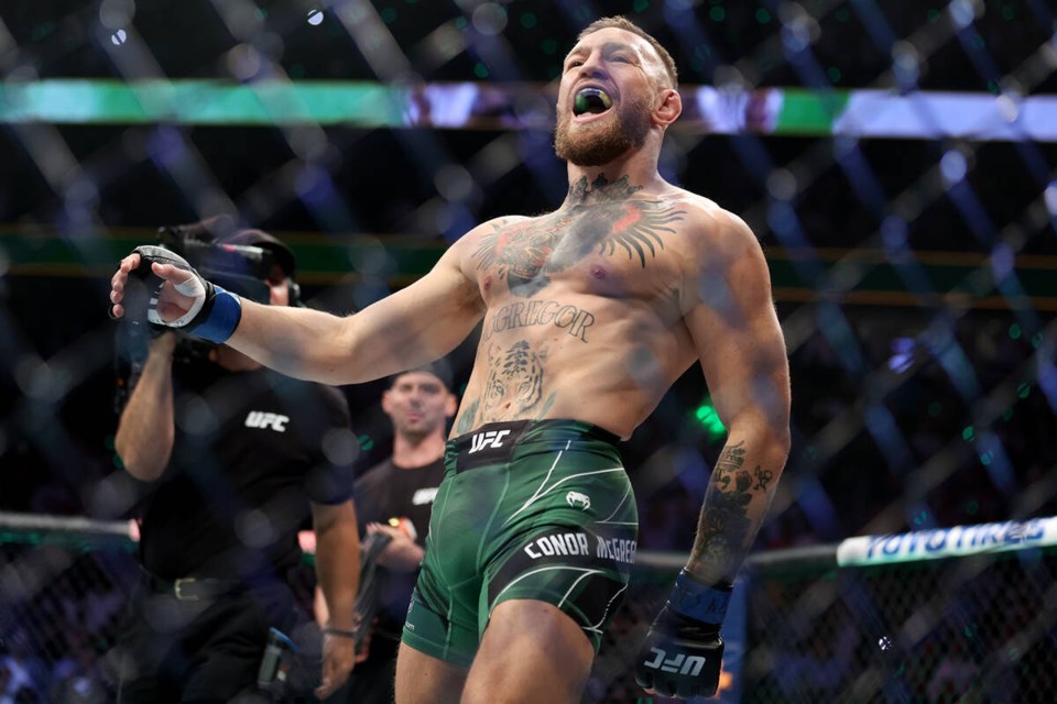 McGregor hasn't fought since getting injured in 2021