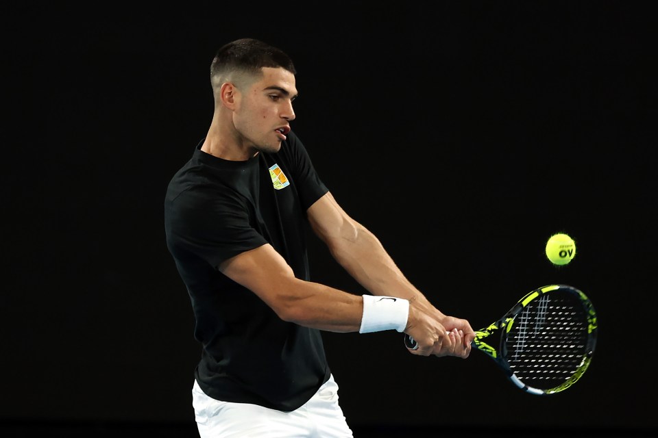 Carlos Alcaraz has changed his racket ahead of the Australian Open